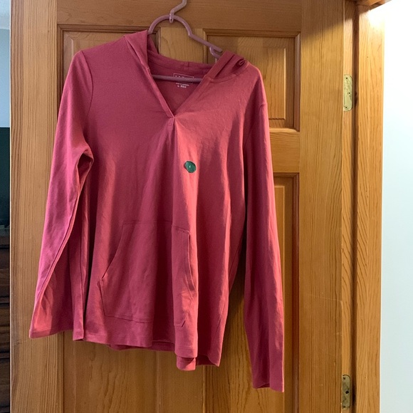 L.L. Bean Tops - NWT LL Bean Pima Cotton Hoodie- Size L